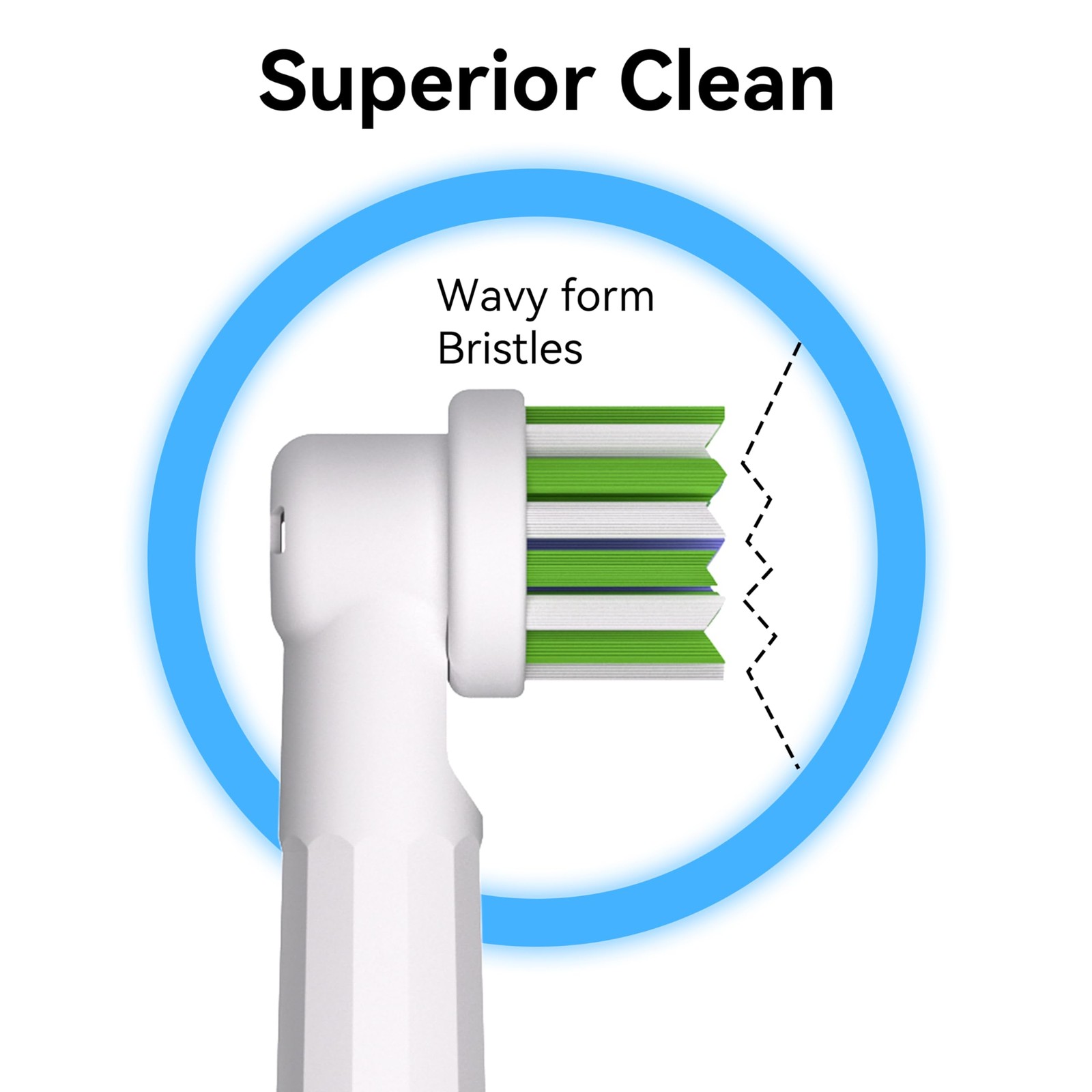 Replacement Toothbrush Heads Compatible with 20 Count (Pack of 1), White