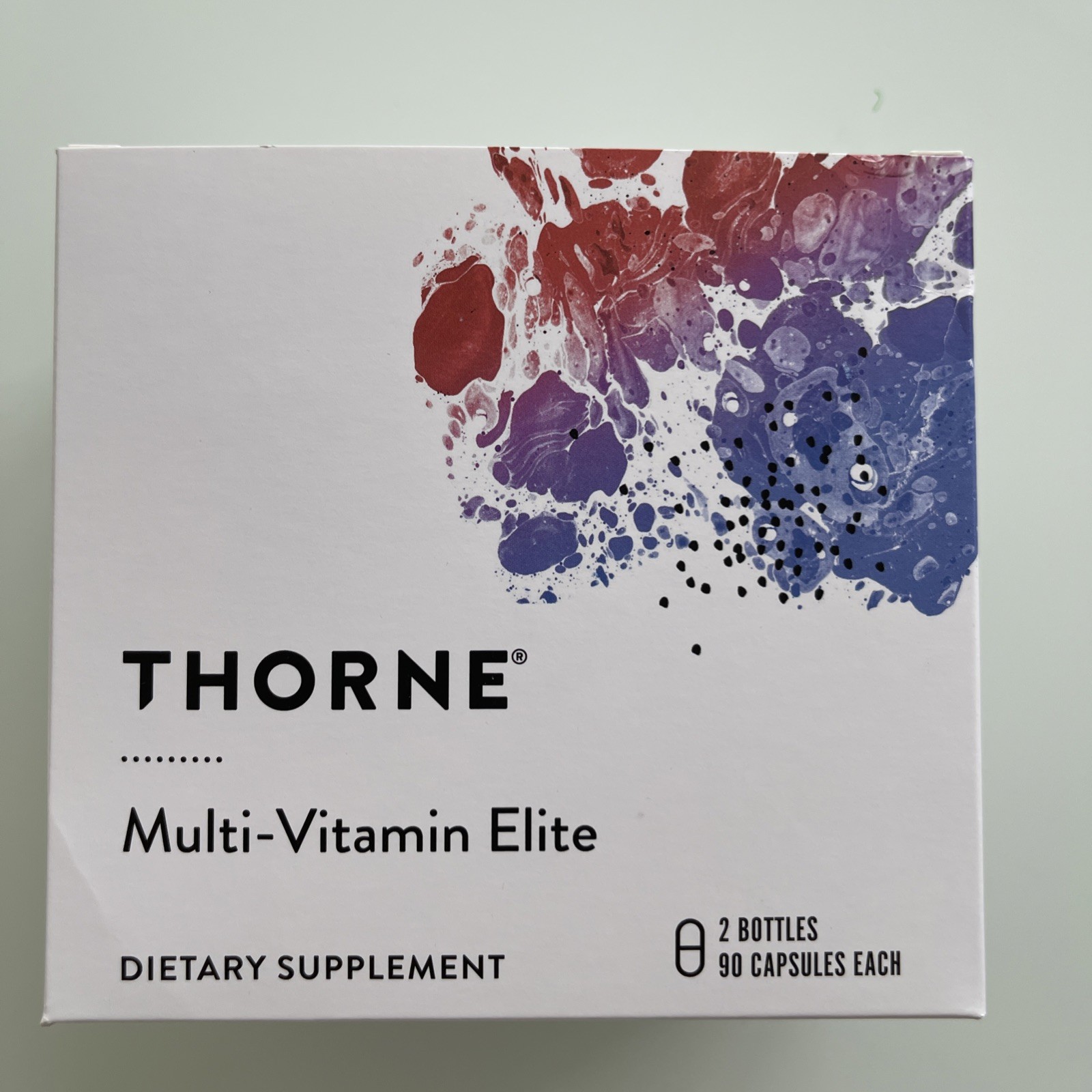 THORNE Multi-Vitamin Elite . Gluten Free, Dairy Free 180 Capsules exp. 06/26
