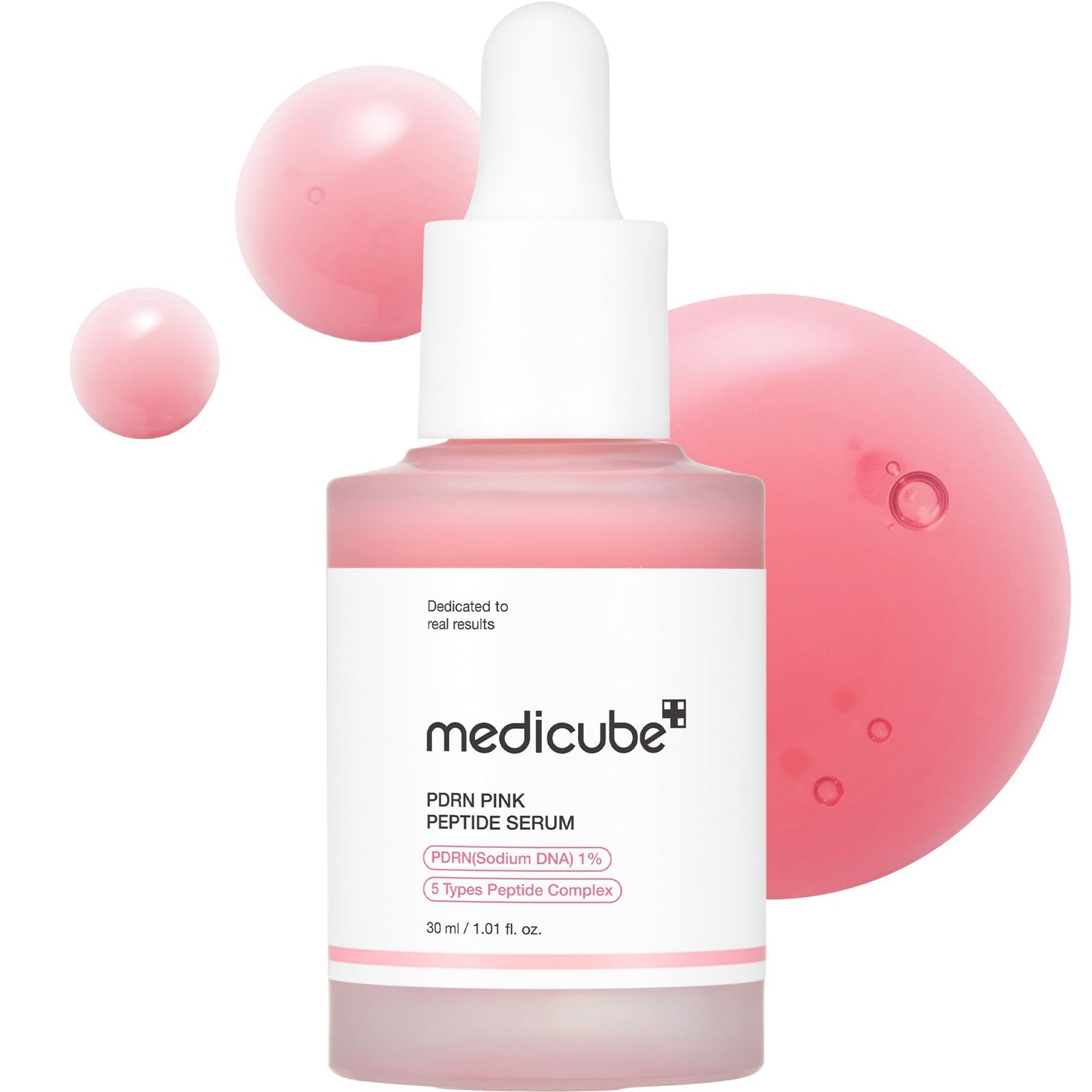 1x PDRN Pink Peptide Serum 30ml 1.01 fl.oz MEDICUBE Facial Skin Care Treatment