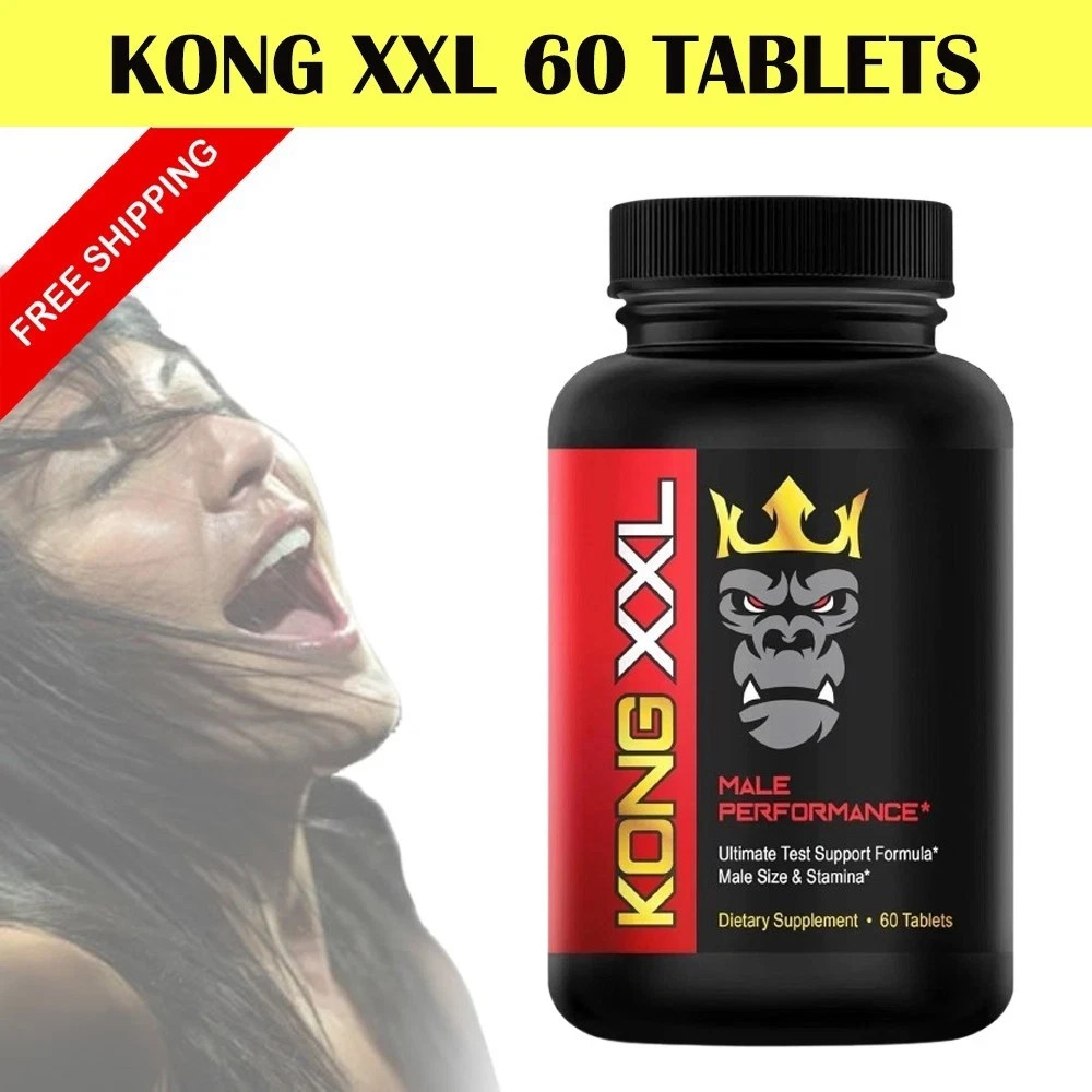 Kong XXL Fast Acting Male Performance Enhancement Level Up 60 pills Fast Ship