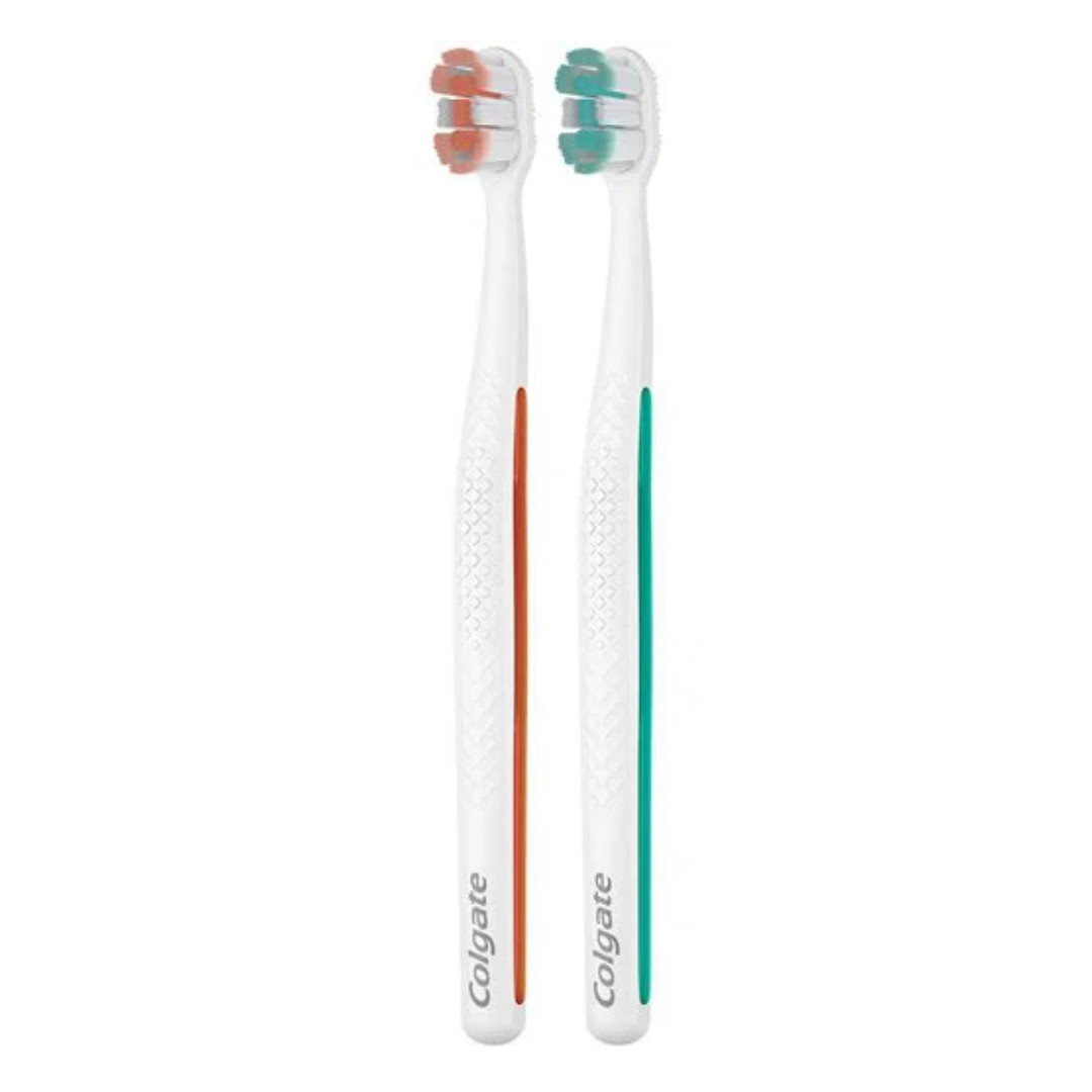 6 PACK: Colgate Total Active Prevention Foaming Clean Toothbrush, Soft Bristles