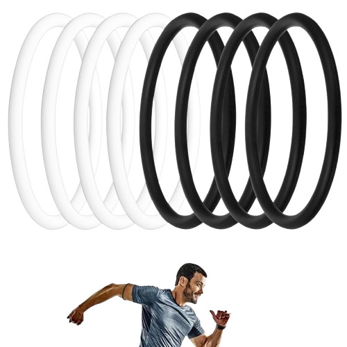 8pcs Patella Bands, Patellar Tendon Support Strap for Knee Pain Relief, Silic…