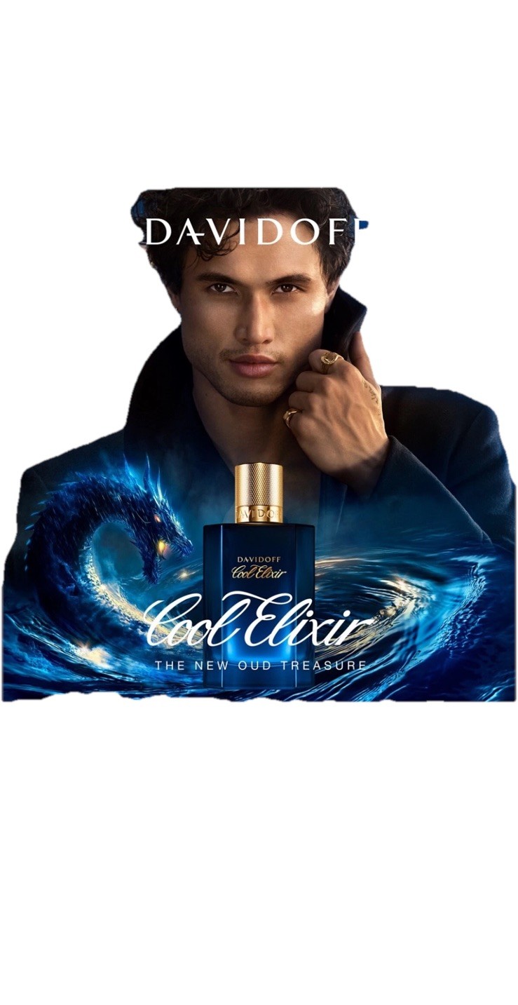 Davidoff Cool Elixir Parfum Intense For Men 3.4oz / 100ml Spray White Box