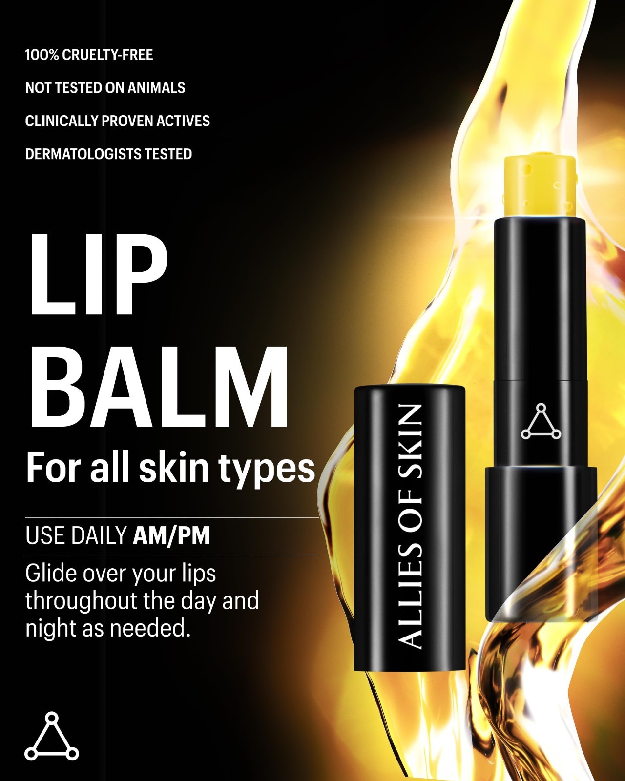 NEW Allies of Skin Peptide&Ceramide Repair Lip Balm 0.13oz NEW FAST FREE SHIP