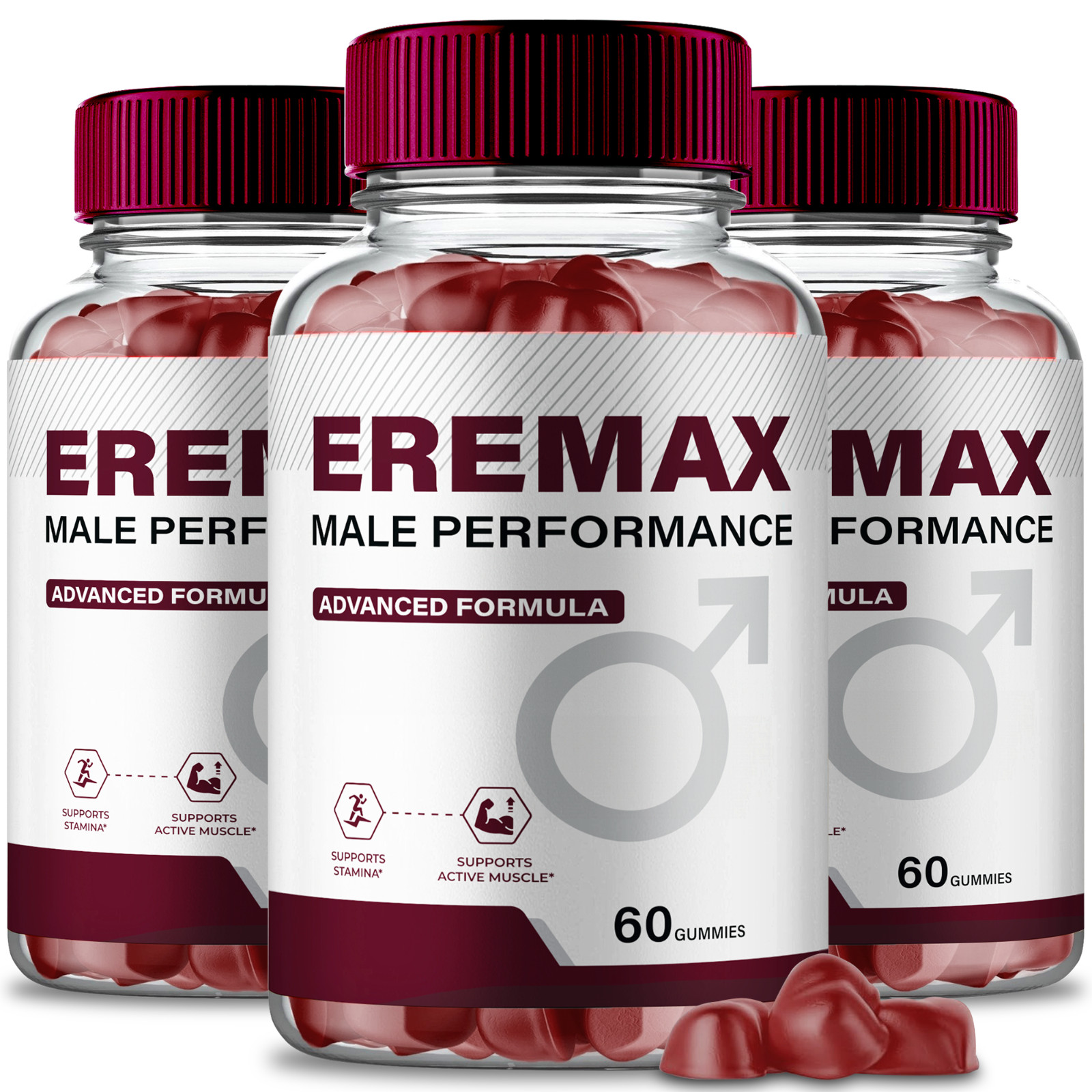 Eremax Gummies – Daily Energy, Stamina & Performance Support Supplement (3 Pack)