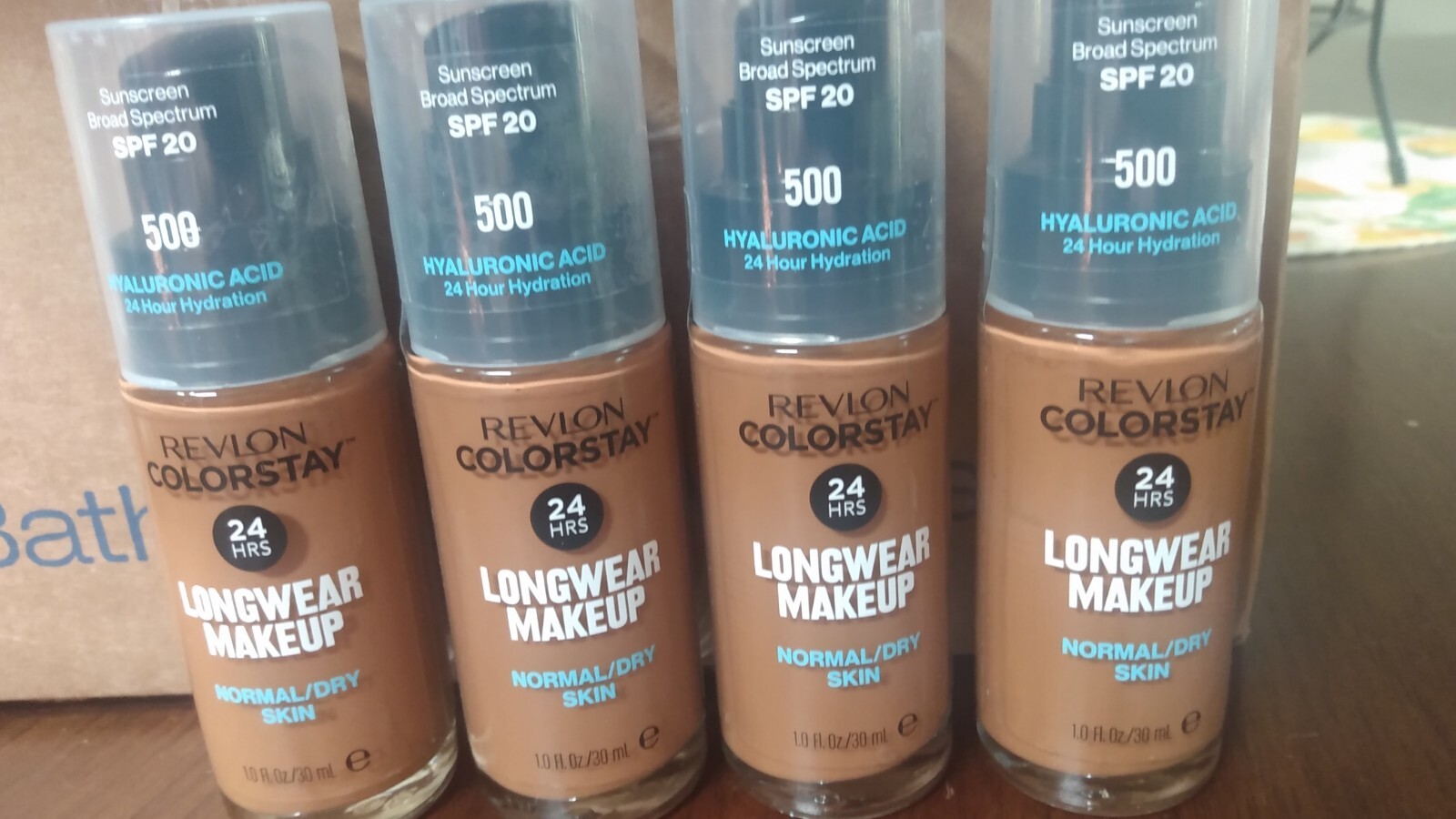 4 REVLON COLORSTAY 24 HOURS NATURAL FINISH NORMAL/DRY SKIN 500 Walnut