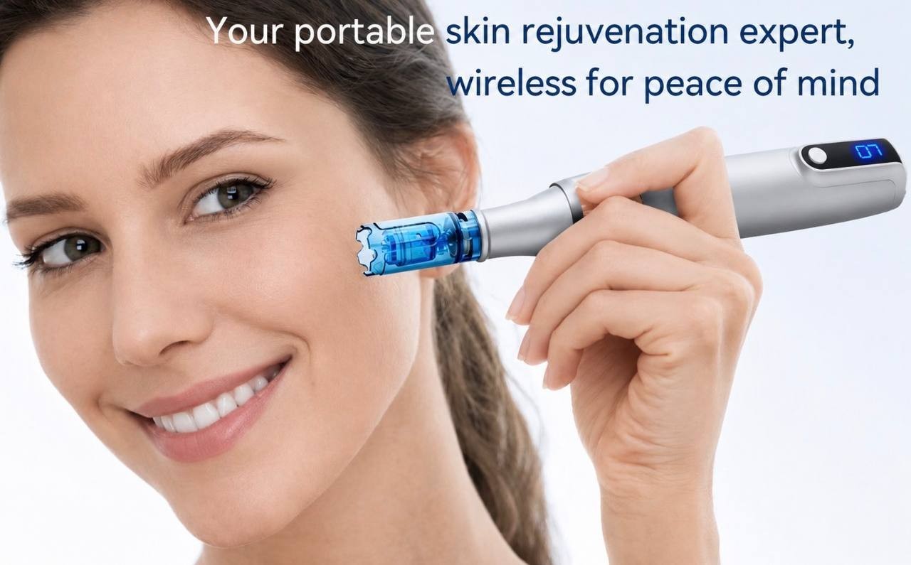 Dr. Pen M8S Wireless Pen, Adjustable Speed Device +10 Tips =(10×18)