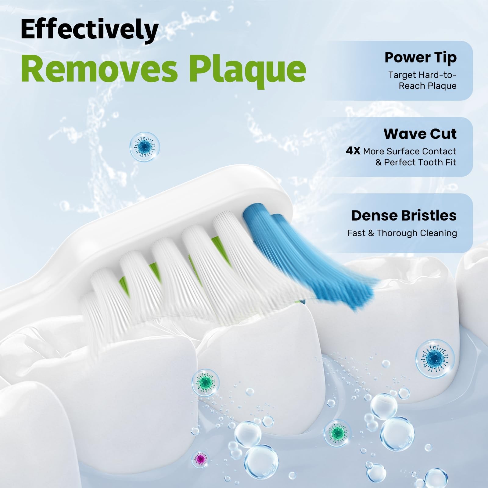 Replacement Brush Heads Compatible with Philips SoniCare Electric Toothbrushe…