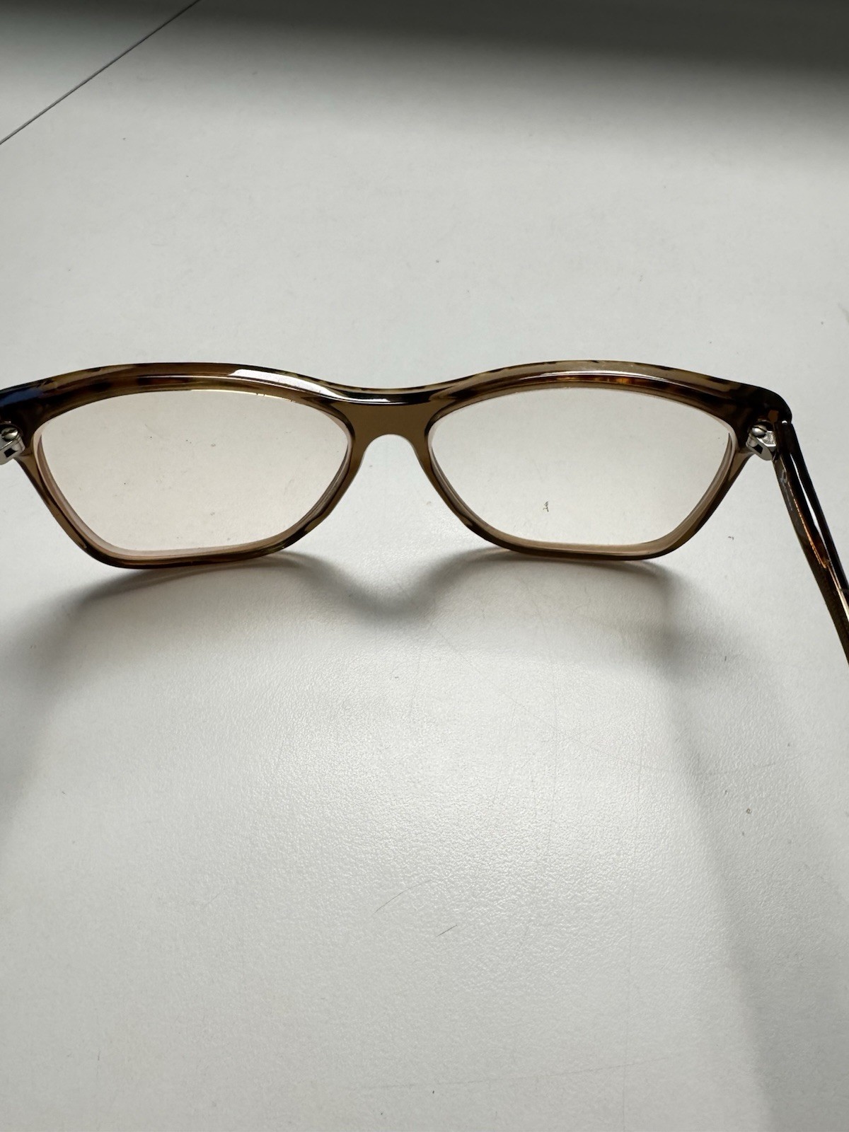Pathway Eyeglasses Frame Tiger Brown Plastic Square Full Rim 135 Made In USA