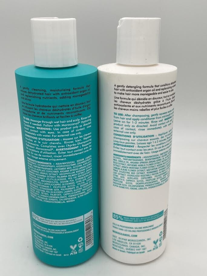 Same Day Ship Moroccanoil Hydration Shampoo And Conditioner 8.5 Fl oz Duo