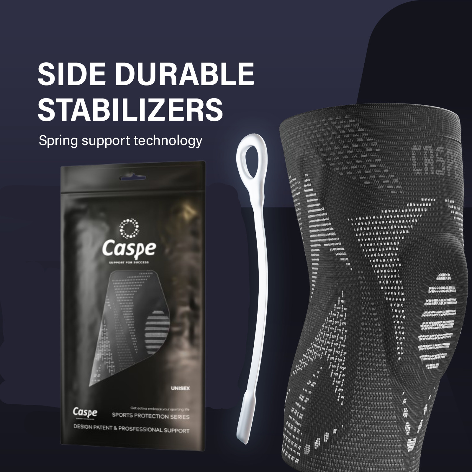 Knee Brace Compression Sleeve Support Joint Pain Arthritis Relief For Sport Gym