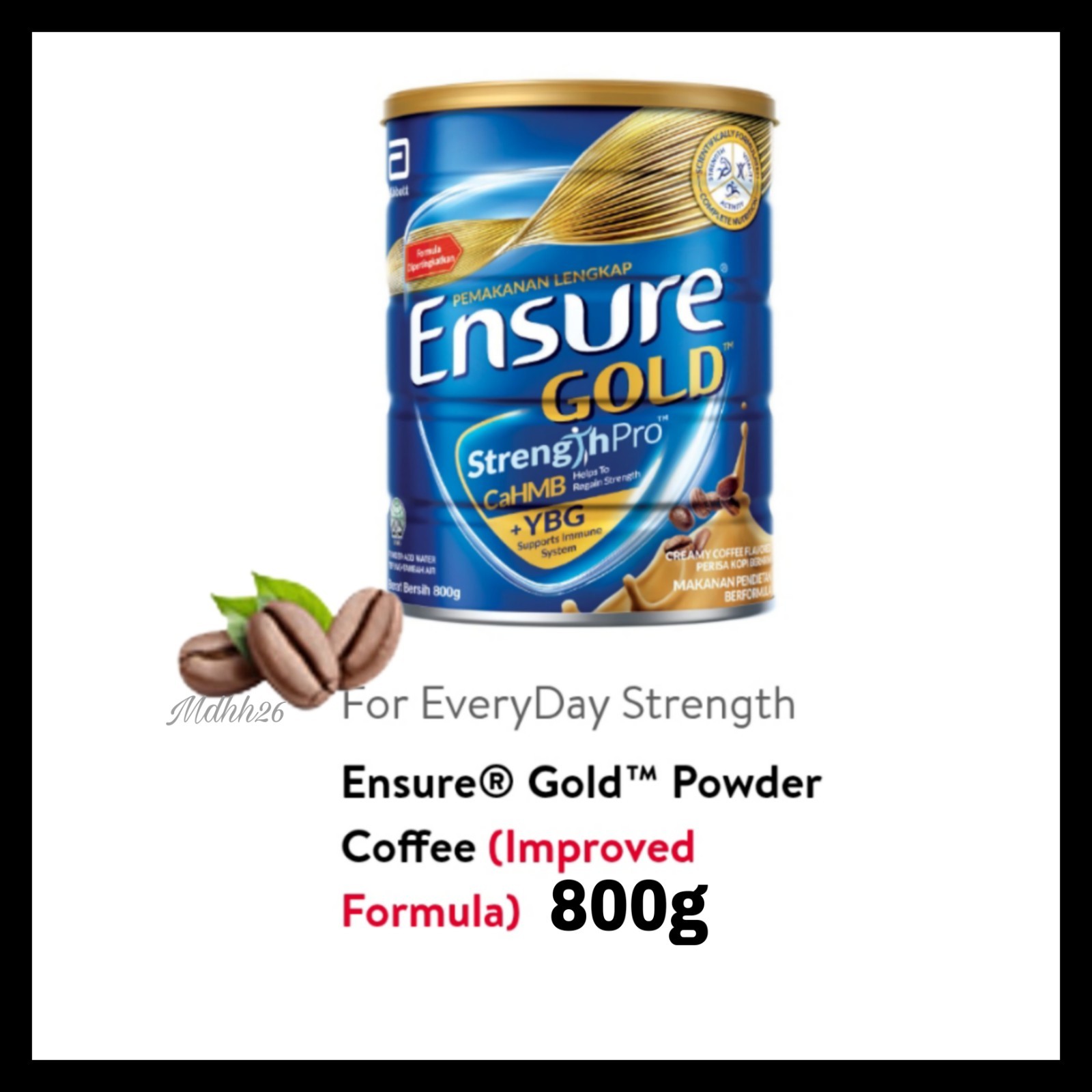 Ensure Gold Powder Original Coffee Flavour 800g