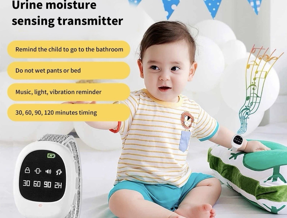 Wireless Bedwetting Alarm 2 In 1 Rechargeable Enuresis Alarm & Potty