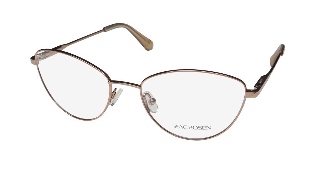 NEW ZAC POSEN LUDI EYEWEAR FULL-RIM GOLD 52-17-135 RG METAL & PLASTIC WOMENS CAT
