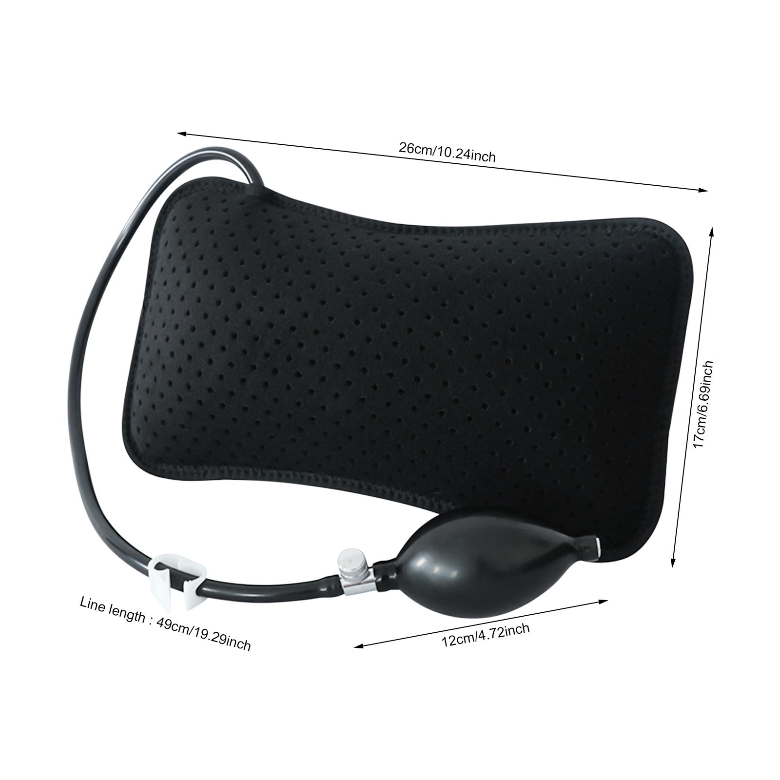 Modern Lumbar Support Airbag, Portable Back Pillow, Inflatable Lumbar Cushion