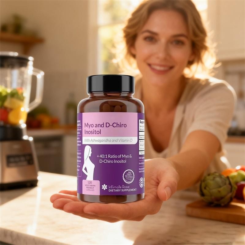 Myo-Inositol Supplement With PCOS For Ashwagandha And Vitamin D – 60 Capsules