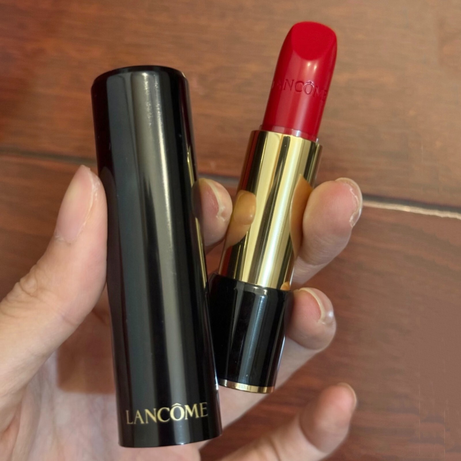 Lancome L’Absolu Rouge Hydrating Lipstick 132 Caprice Cream 3.4g Full Size NWOB