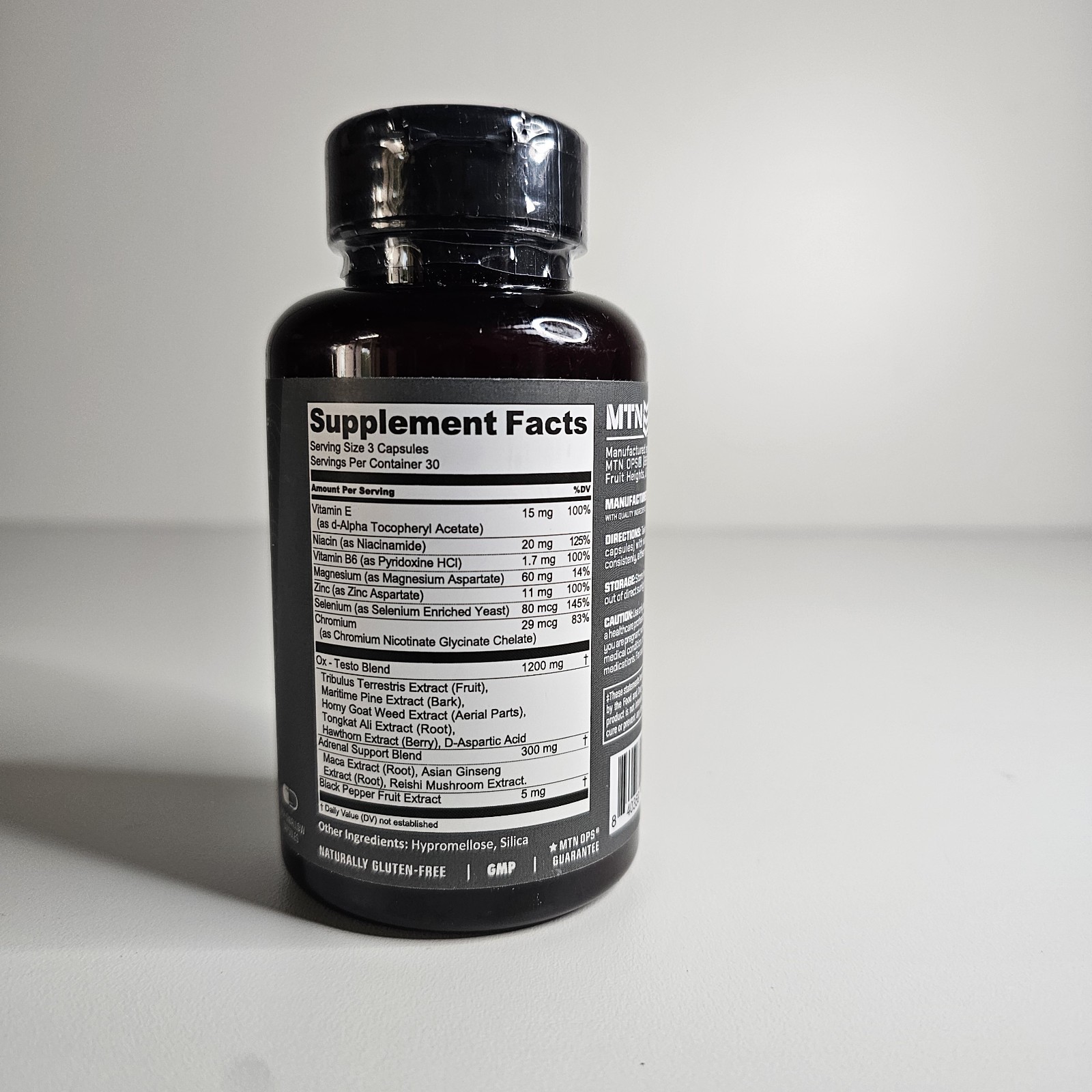 MTN OPS Ox Testosterone Boost Daily Men’s Health Supplement 30 Servings Exp 5/27