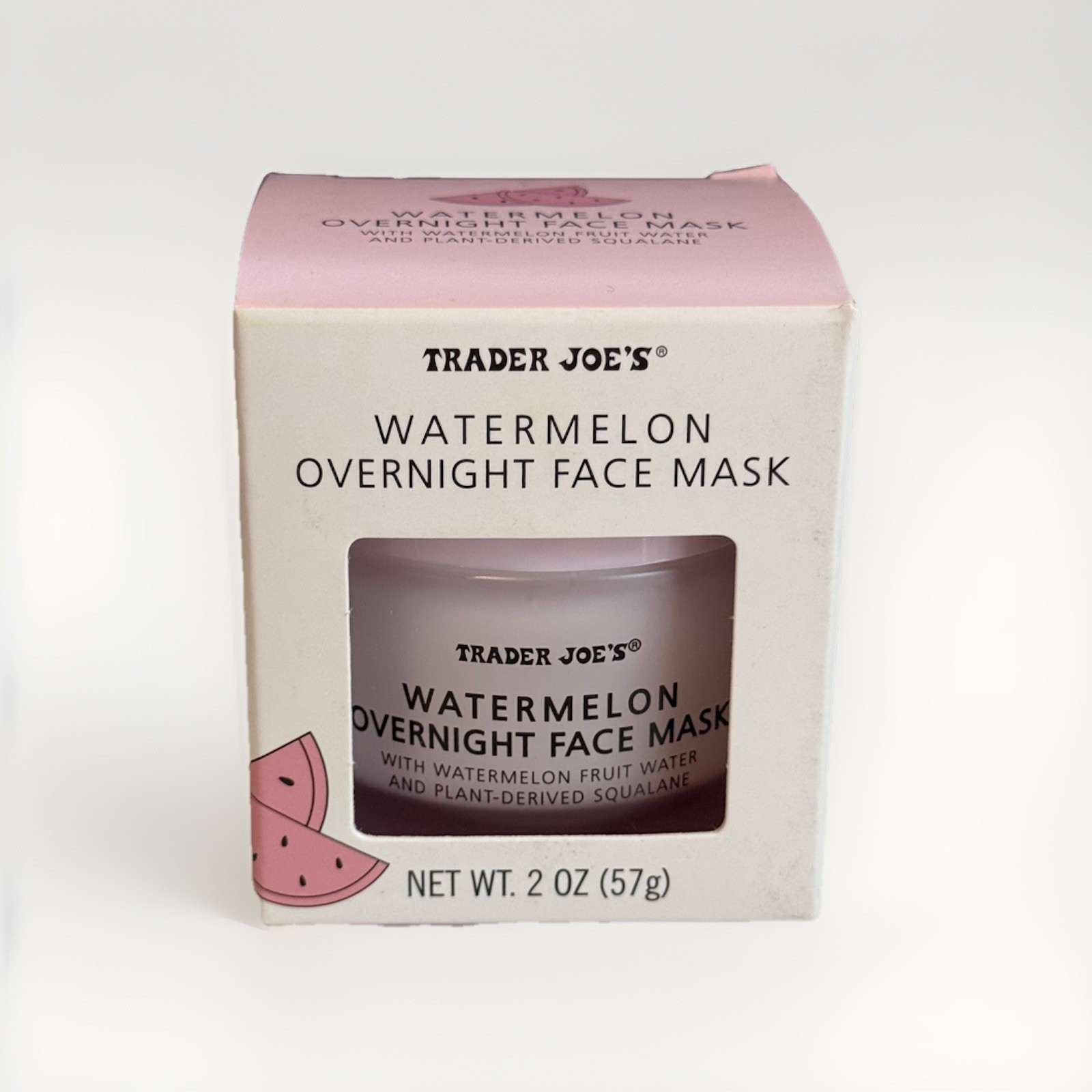 Trader Joe’s Watermelon Overnight Face Mask Hydrating 2 oz w/ Squalane