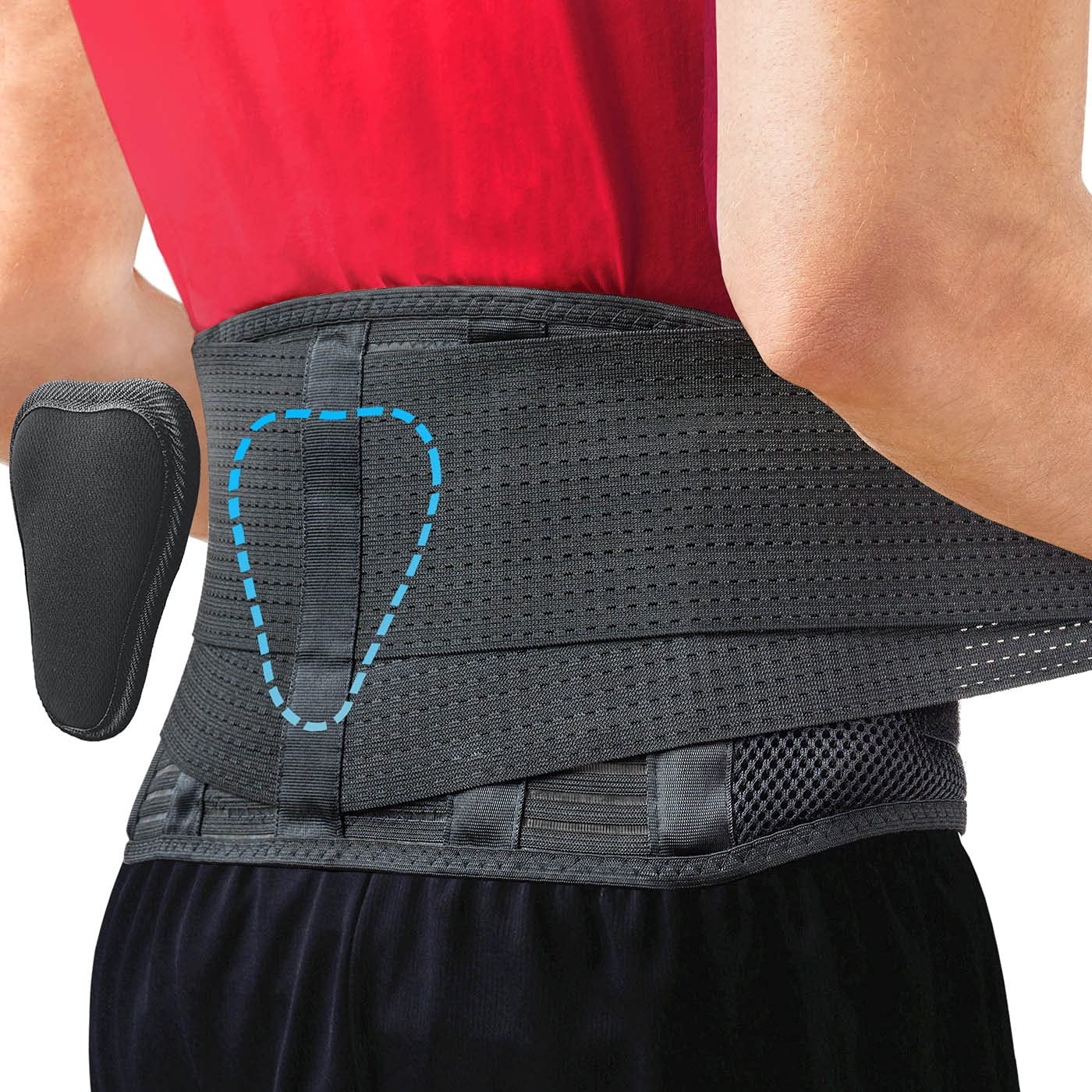 Sparthos Back Brace for Lower Back Pain – Immediate Relief from Sciatica, Hernia
