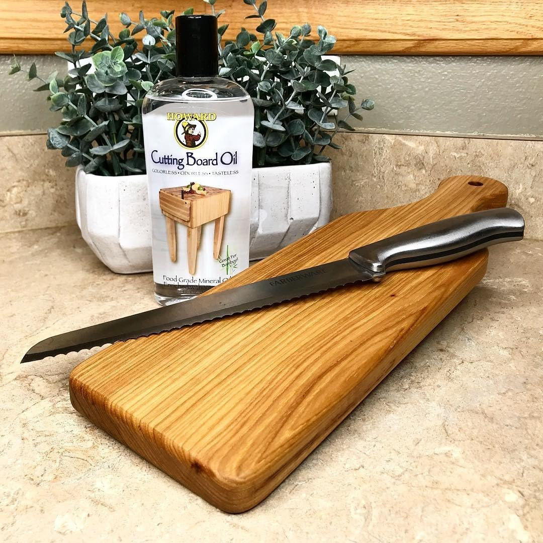 Howard Butcher Block Conditioner & Cutting Board Oil 12 oz Food Grade Wood Care