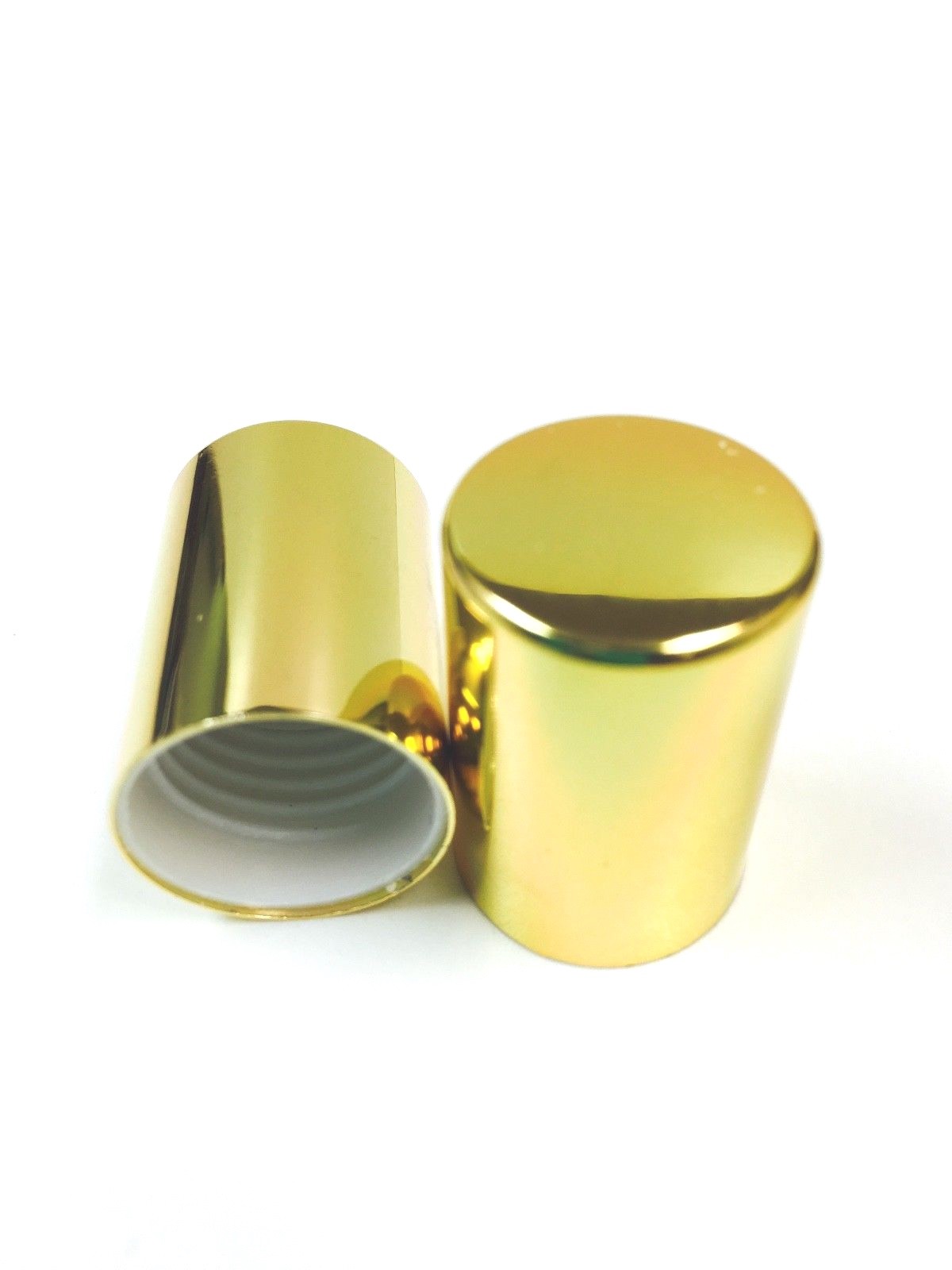 72 Pcs 10mm Aluminum Gold Cap For 10ml & 5 ml Roll on Bottle