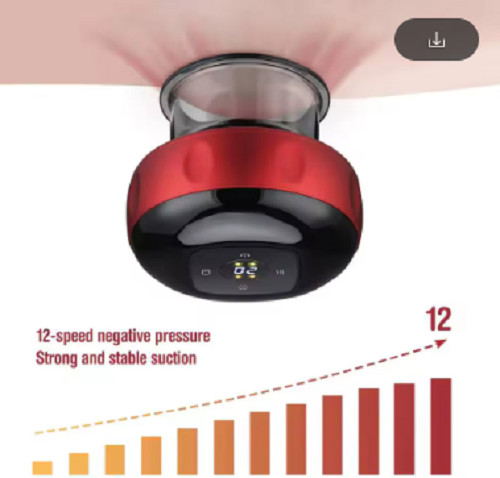 Electric Vacuum Cupping Device Scraping Massager jars Suction Cups Fat Burning