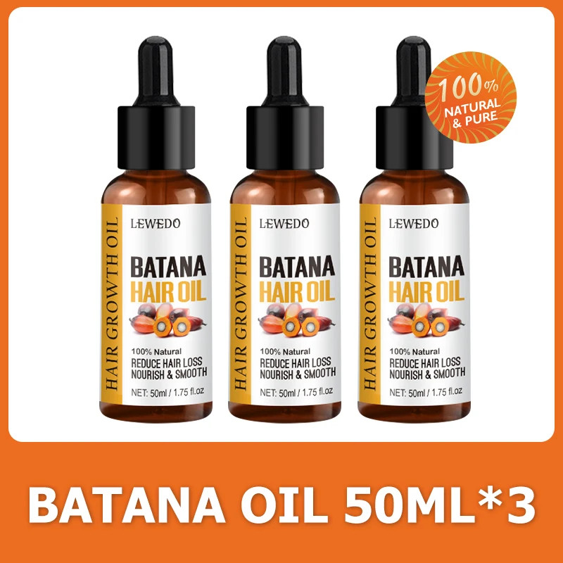 Lewedo Naturals Batana Oil Fast Hair Growth for Men Women Pure Batana Oil…