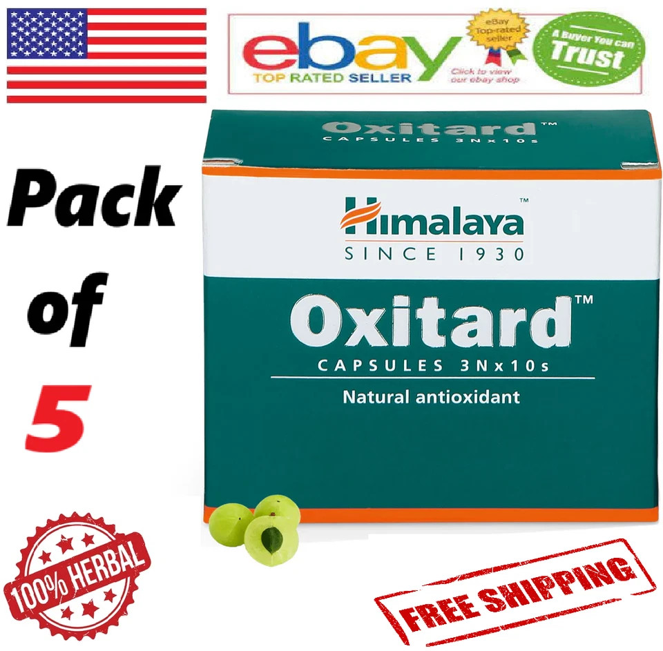 Himalaya OXITARD For Wellness With Long Expiry 30 Tablets Each – Pack of 5