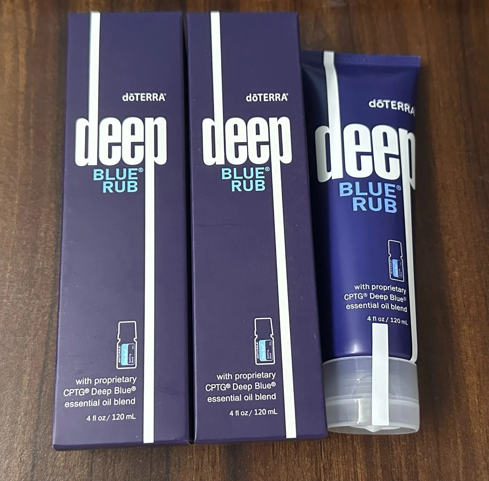NEW Deep Blue Rub Cream Doterra – 4 oz – Brand-New, Sealed -2PACK