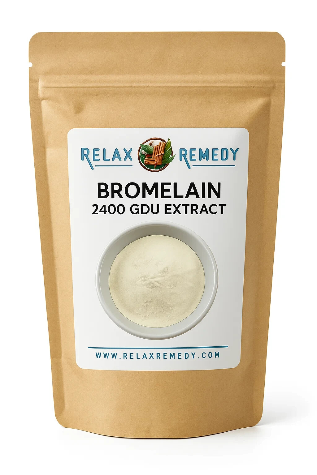 Bromelain Extract 2400 GDU – 100% Pure, Non-GMO Pineapple Enzyme, Digest & Joint