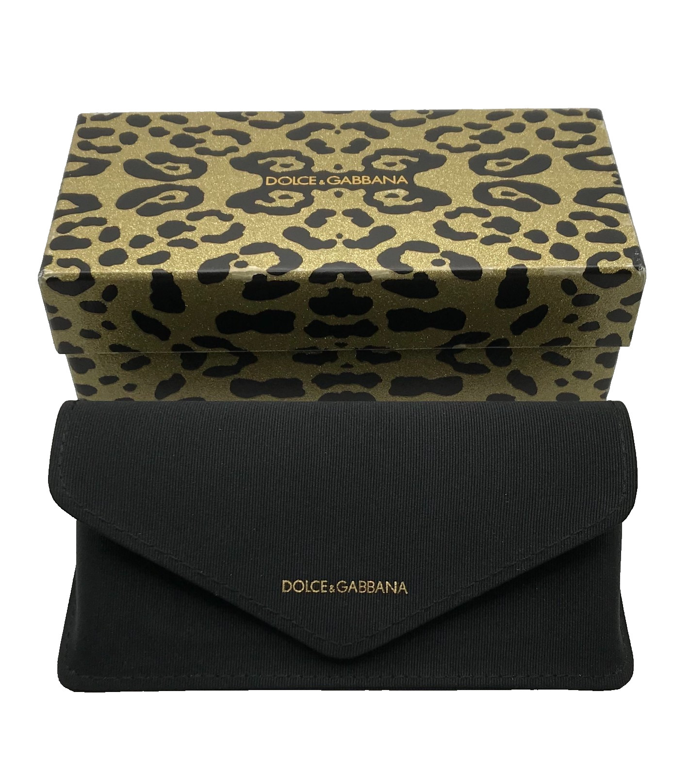 New Dolce & Gabbana Soft Glasses Animal Print Case