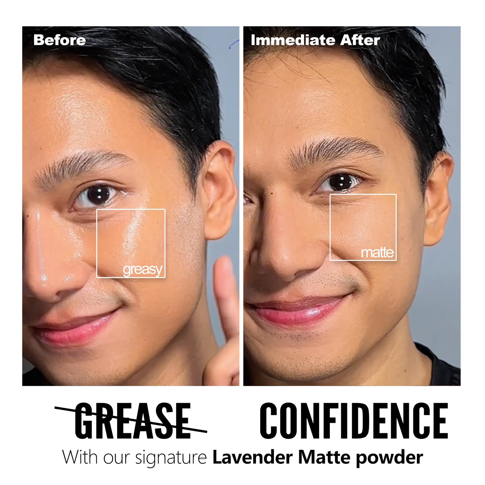 Chillab Lavender Matte Powder — Solid-State Poreless-Looking Defender | Press…