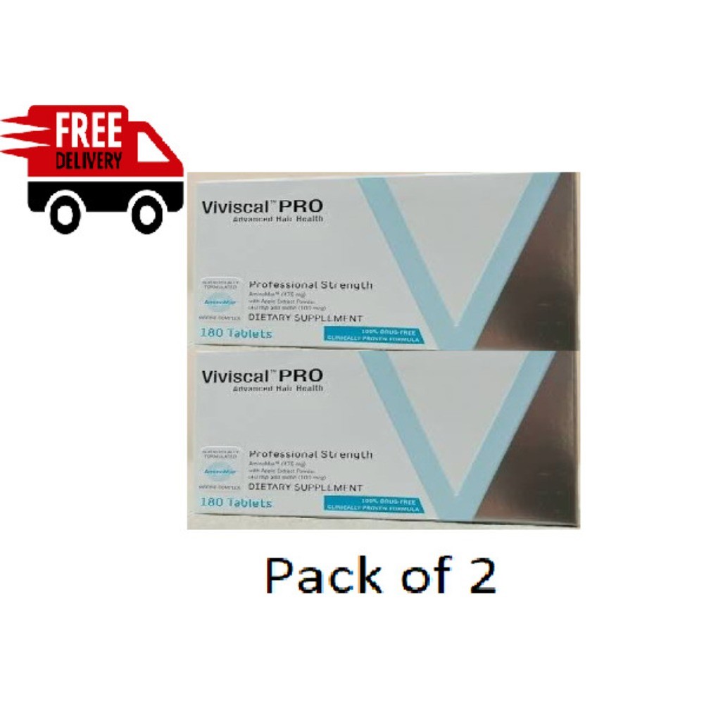 Vi-v-is-c-al PRO Advanced Hair Growth Supplement, 180 Tablets, Pack of 2