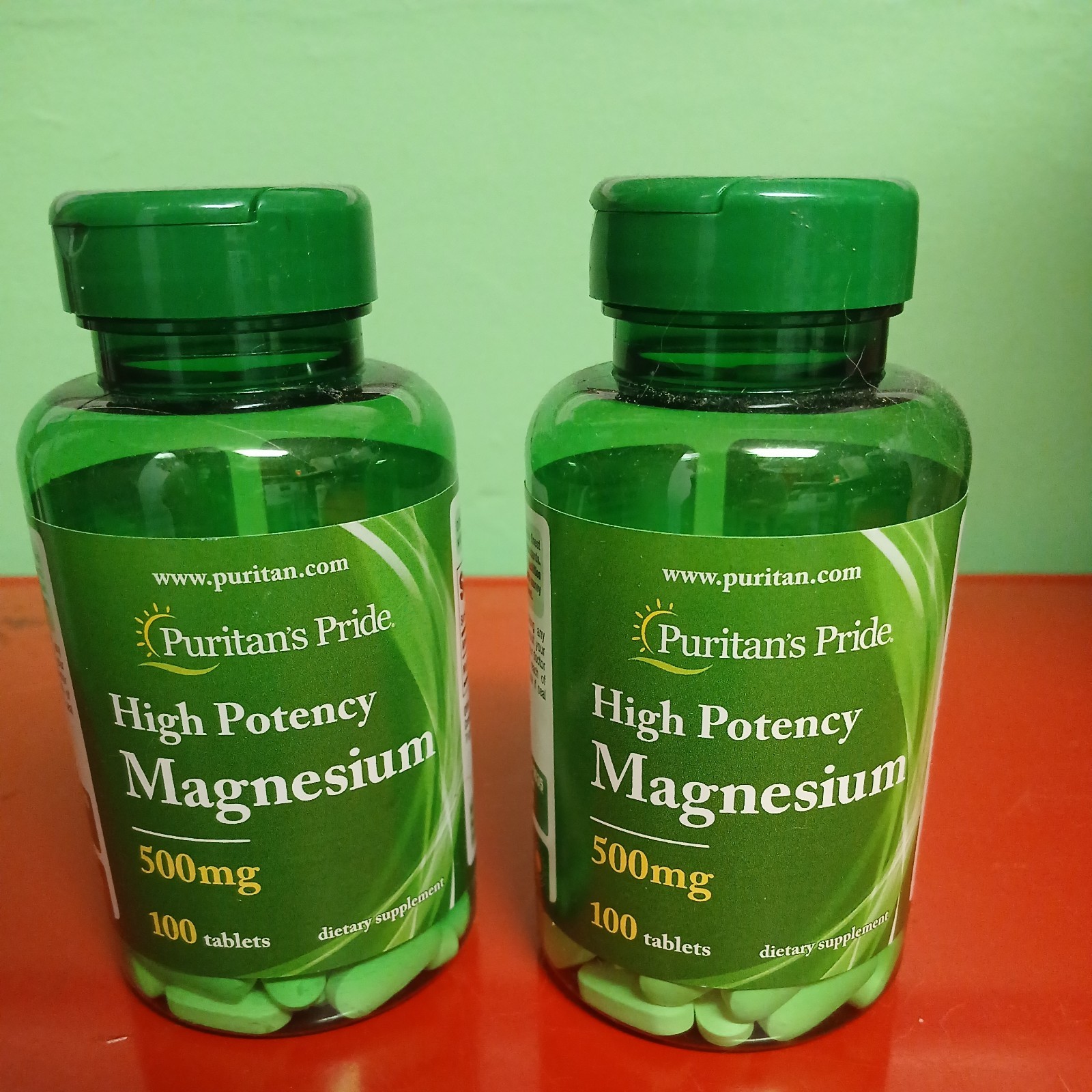 Puritan’s Pride High Potency Magnesium 500 mg 100 Tablets