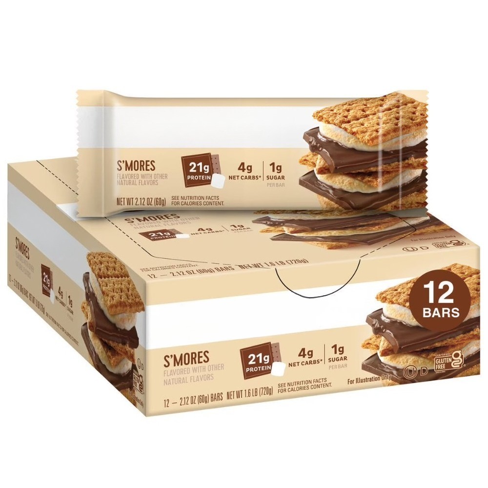 S’mores, 2.12 oz Bar, 12 Bars/Box