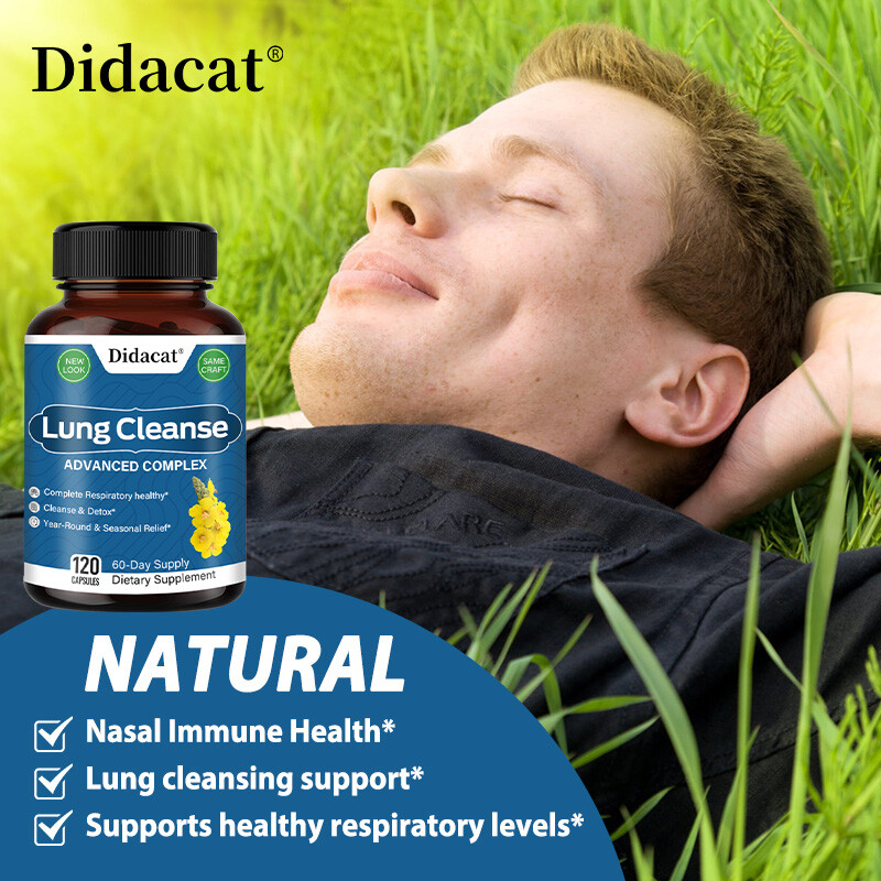 Lung Cleanse Advanced Complex Supplement Detox, Respiratory & Lung Health