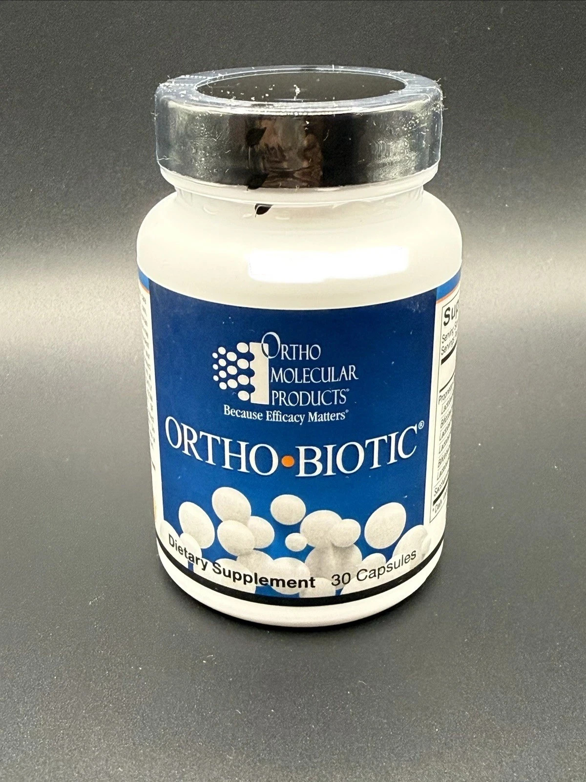 Ortho Molecular Products Ortho-Biotic Dietary Supplement 30 Capsules pack of two