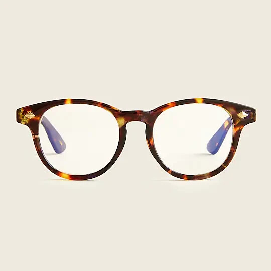 $39 JCREW Round blue-light glasses TORTOISE READER MEN WOMEN UNISEX