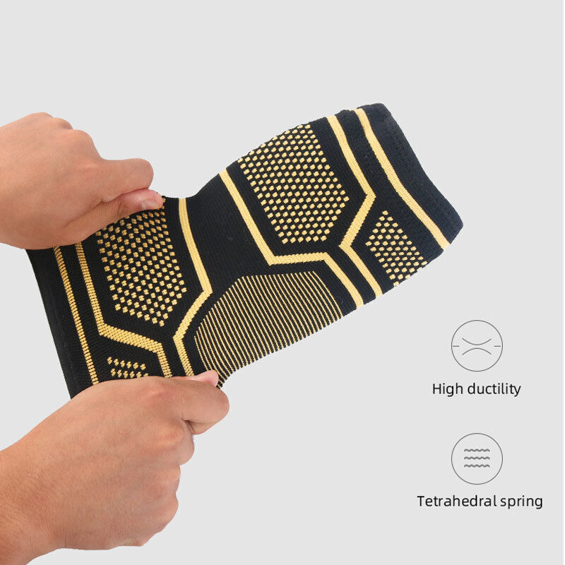 Copper Elbow Compression Sleeve Elbow Brace For Tennis Arthritis Bursitis US