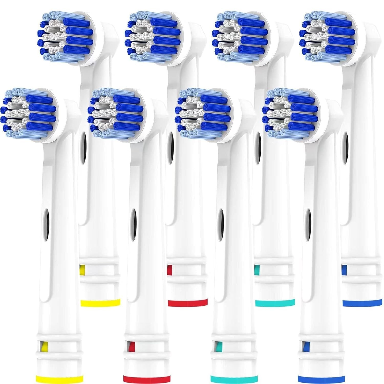 Replacement Brush Heads Compatible with Oral-B Braun Electric Toothbrush 8 Pack