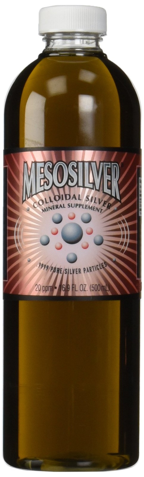 Colloidal Silver 500mL 16.9oz 20ppm MesoSilver mL 16.9