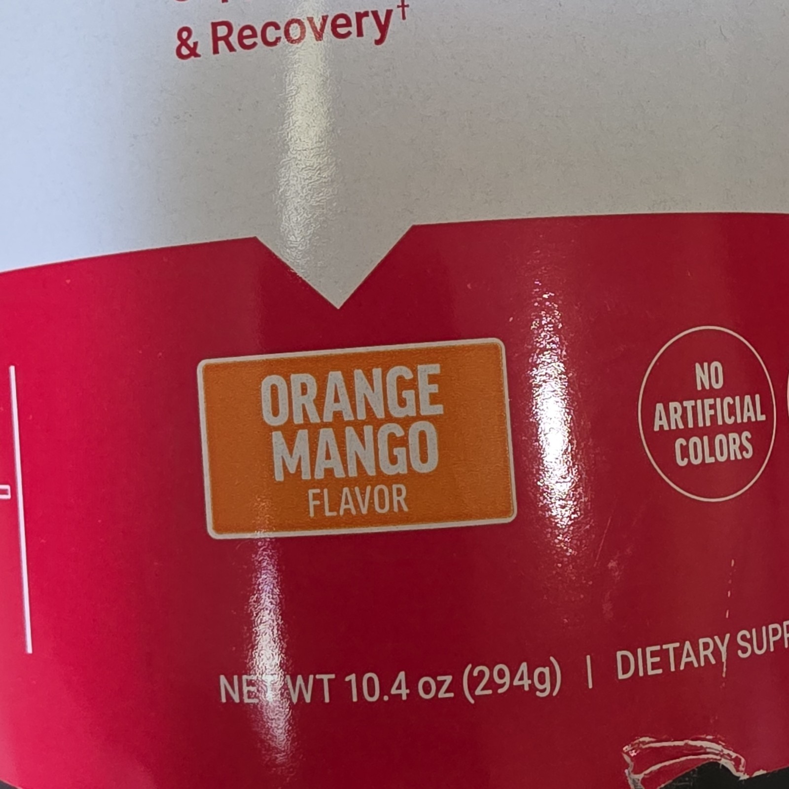 Force Factor EAA Essential Amino Acid Powder Orange Mango 10.4 oz 30 Servings