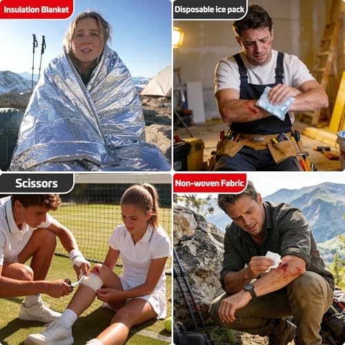 382 Piece Portable First Aid Kit