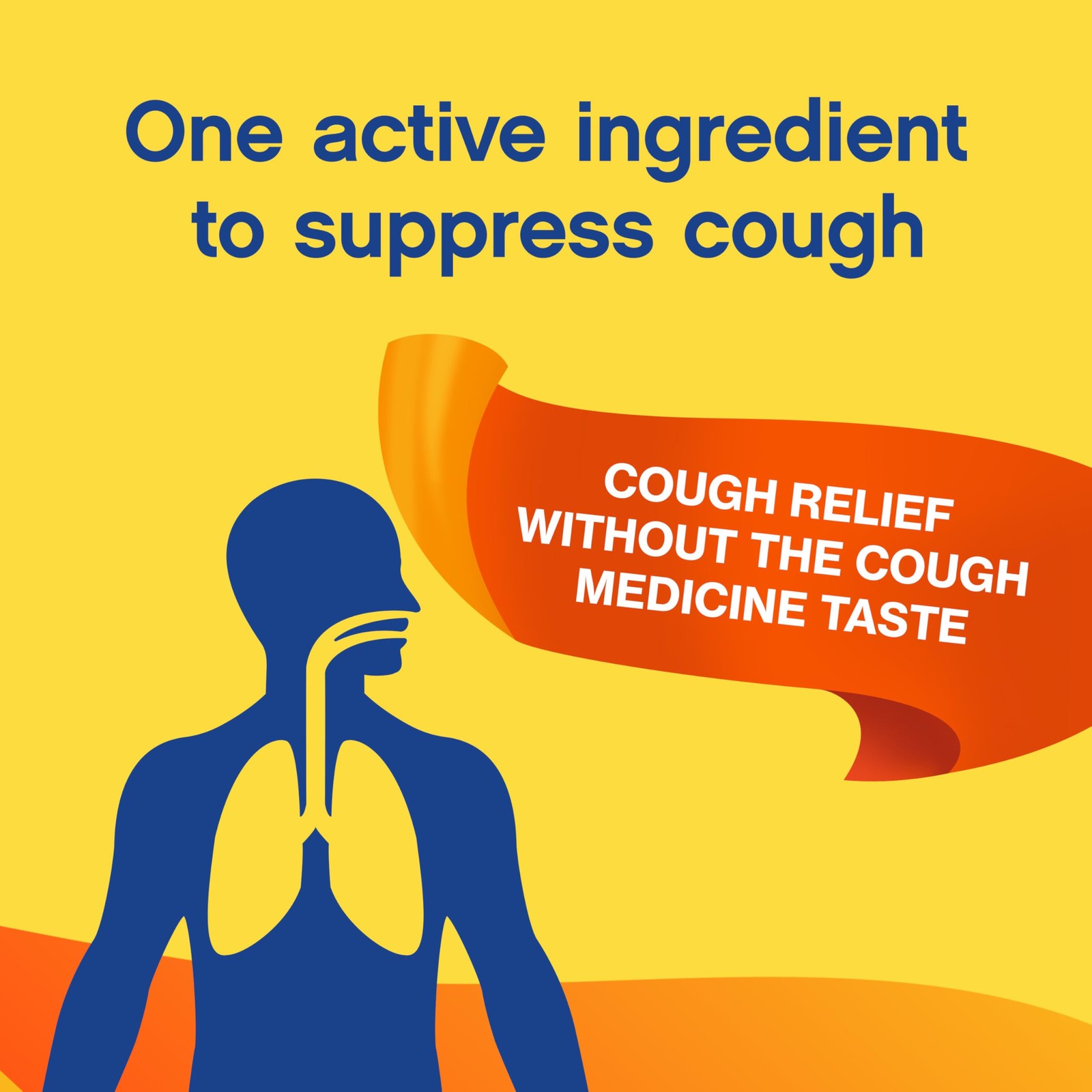 Delsym Maximum Strength Cough Suppressant, 20 Count (Pack of 1), Orange