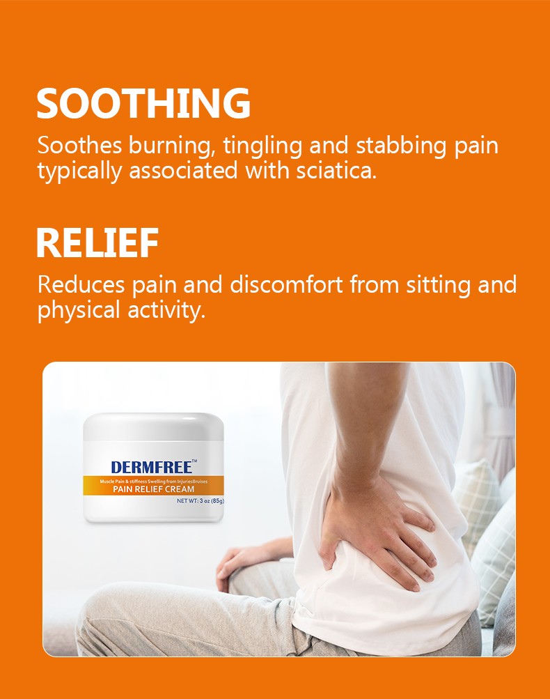 3OZ DERMFREE Topical Analgesic Ointment for Rapid Pain Relief in Muscles Joints