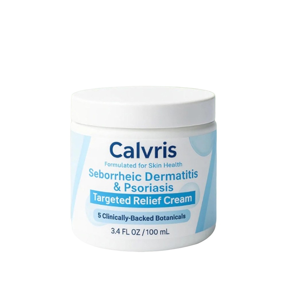 Calvris Seborrheic Dermatitis & Psoriasis Treatment Cream Beard Recovery Cream