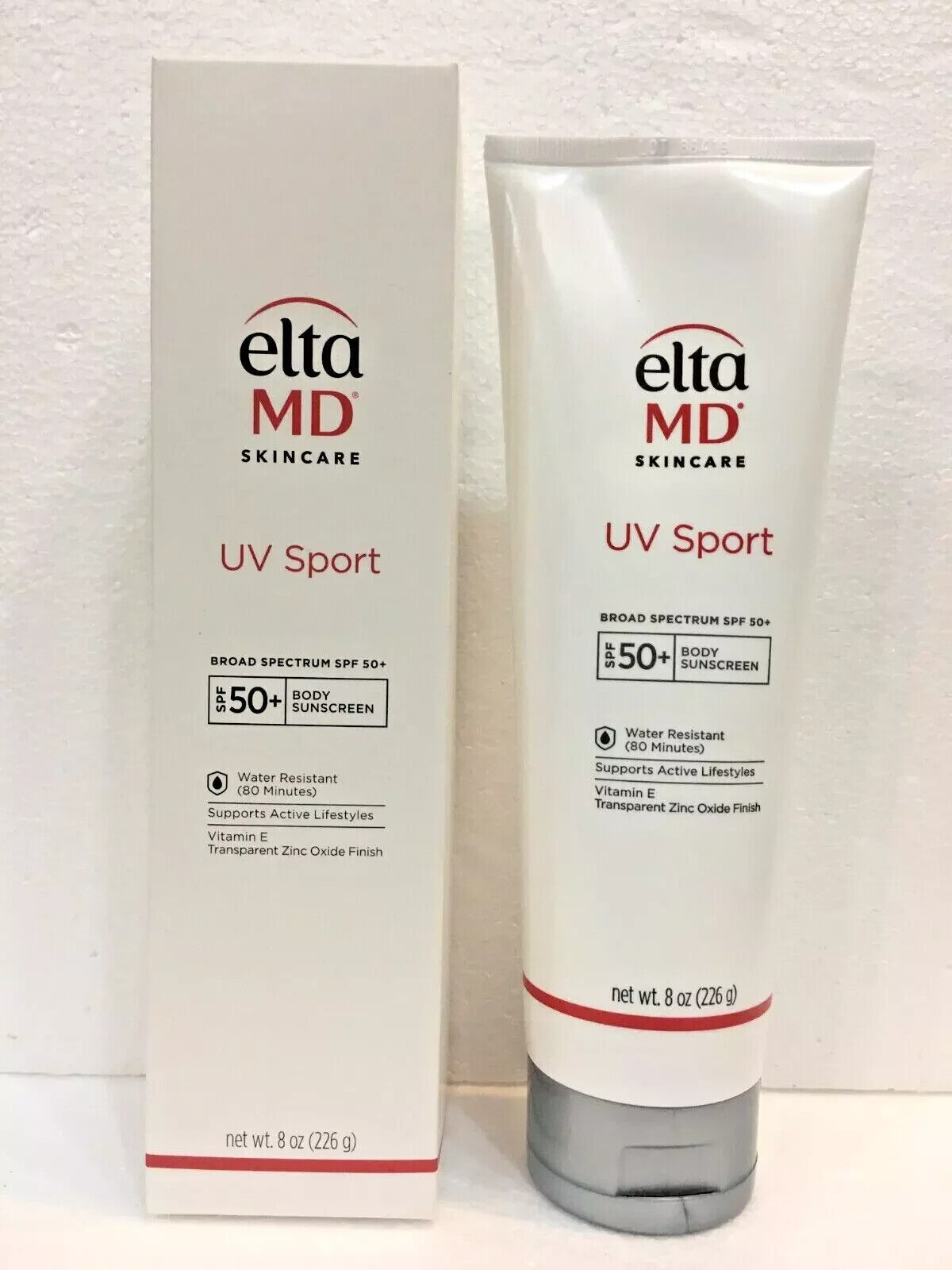 EltaMD UV Sport Broad Spectrum SPF 50 Body Sunscreen 8 oz /226g EXP: 11/2025
