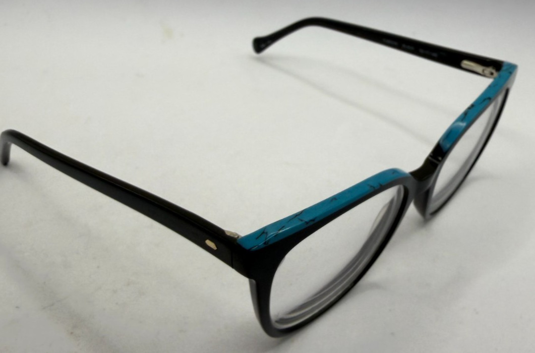 LUCKY BRAND FRAMES ONLY EYEGLASSES VLBD238 BLACK BLUE 52-17-140
