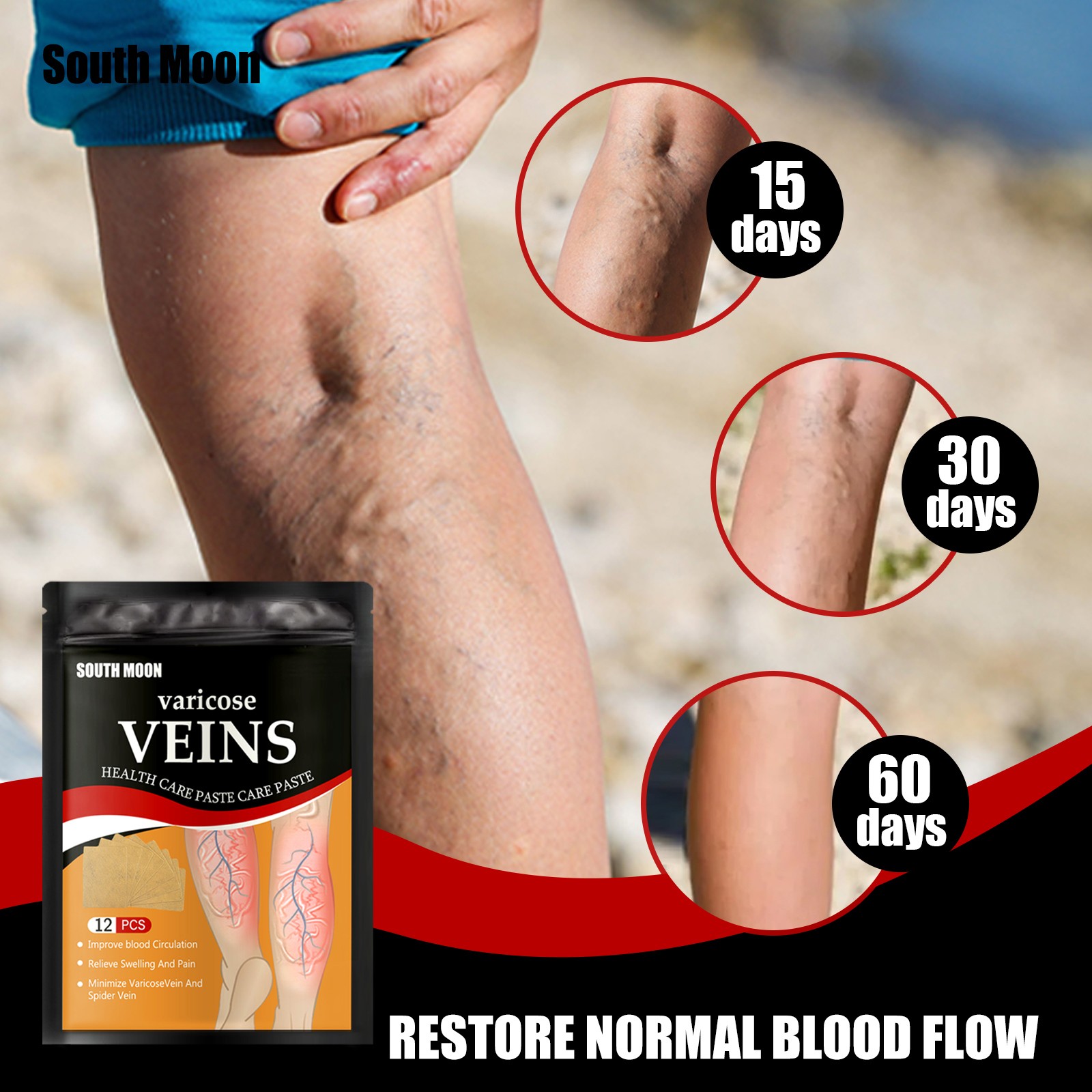 Relieve Discomfort Patch – Leg Care Calf Vein Skin Gentle Care Aid 🩹